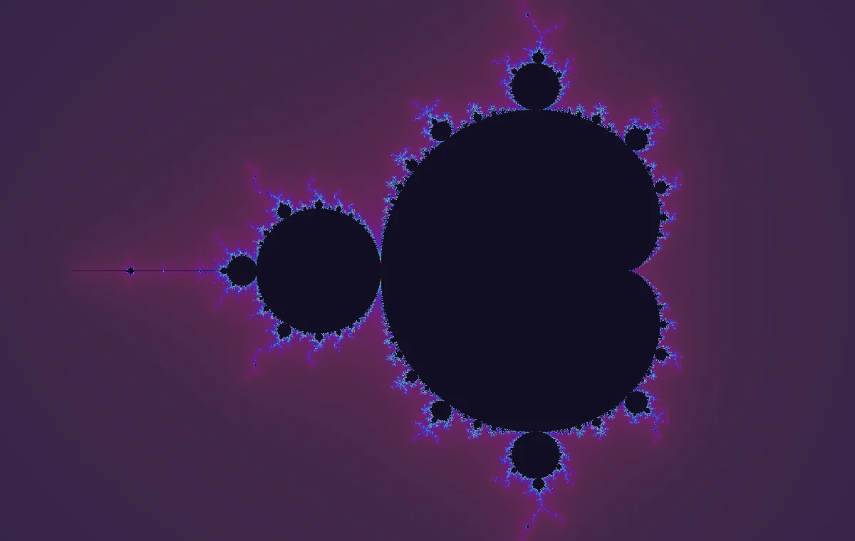 Aperçu coloré de l’ensemble de Mandelbrot